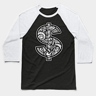 Dollar Tribal Baseball T-Shirt